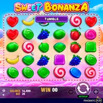 55Bet - Machine à Sous Sweet Bonanza - Hit Pragmatic Play